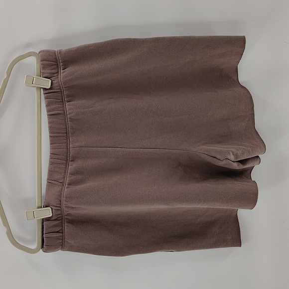 VS PINK Iced Coffee Brown Fleece Lounge High Waist Short Size XL - Picture 5 of 5